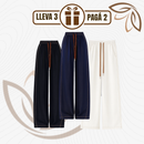 [Llevá 3 Pagá 2] Jean Femenino Aline Wide Leg con Cintura Elástica y Caída Moderna (¡Look moderno y casual!)