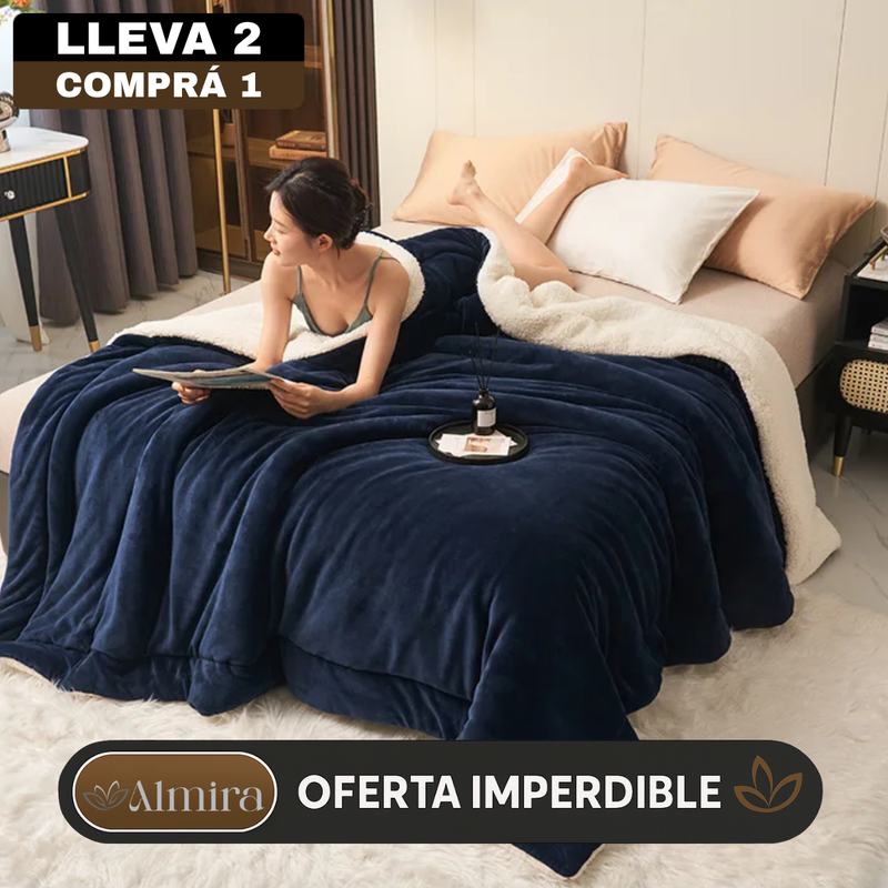 [Llevá 2 Pagá 1] Manta de Lujo FlannelDream 100% Lana (¡Calor Intenso y Suavidad Incomparable!)