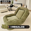 [Llevá 2 Pagá 1] Butaca Puffy Reclinable y Ultra Acolchonado + 2 Almohadas de Regalo