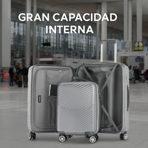 Set De 4 Valijas Rigidas Giro 360 (Perfectas para viajar)