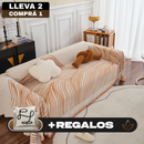 [¡Llevá 2 Pagá 1!] Funda para Sofá Clara(Calidad y Comodidad para tu Hogar) + 2 REGALOS: 2 Fundas para Almohadones