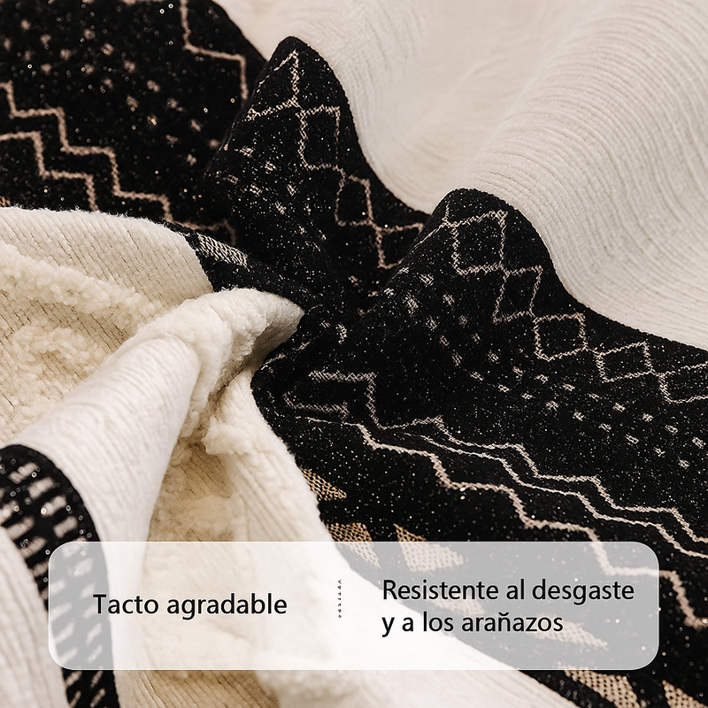 [Llevá 2 Pagá 1] Funda para Sofá Roman 100% Algodón con Diseño Elegante y Atemporal +REGALO: 2 Almohadas