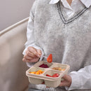 [Llevá 10 Pagá 5] Recipientes Resistentes para Snack de 4 Compartimentos con Tapa Antifugas