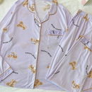 [Llevá 3 Pagá 2] Pijamas Femeninos en Seda Hielo y Algodón + REGALO: Par de Pantuflas