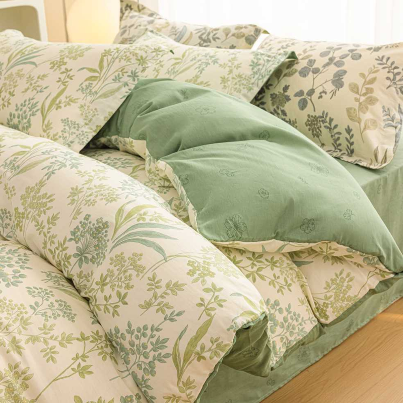 [Llevá 2 Pagá 1] Juego de Cama Completo Luna Estampado en Algodón y Poliéster (¡Noches Maravillosas de Relax!) +2 Fundas para Almohada