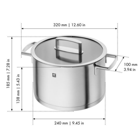 [Llevá 2 Pagá 1] Olla Cocina Real en Acero Inoxidable Premium Antiadherente con Revestimiento Triplo + REGALO: Kit de Utensilios de Cocina