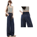 [Llevá 3 Pagá 2] Jean Femenino Aline Wide Leg con Cintura Elástica y Caída Moderna (¡Look moderno y casual!)