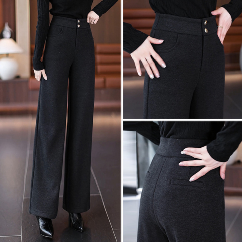 [Llevá 3 Pagá 2] Pantalón Social Femenino en Seda Hielo y Poliéster Nolita (Diseño Fino y Encantador)