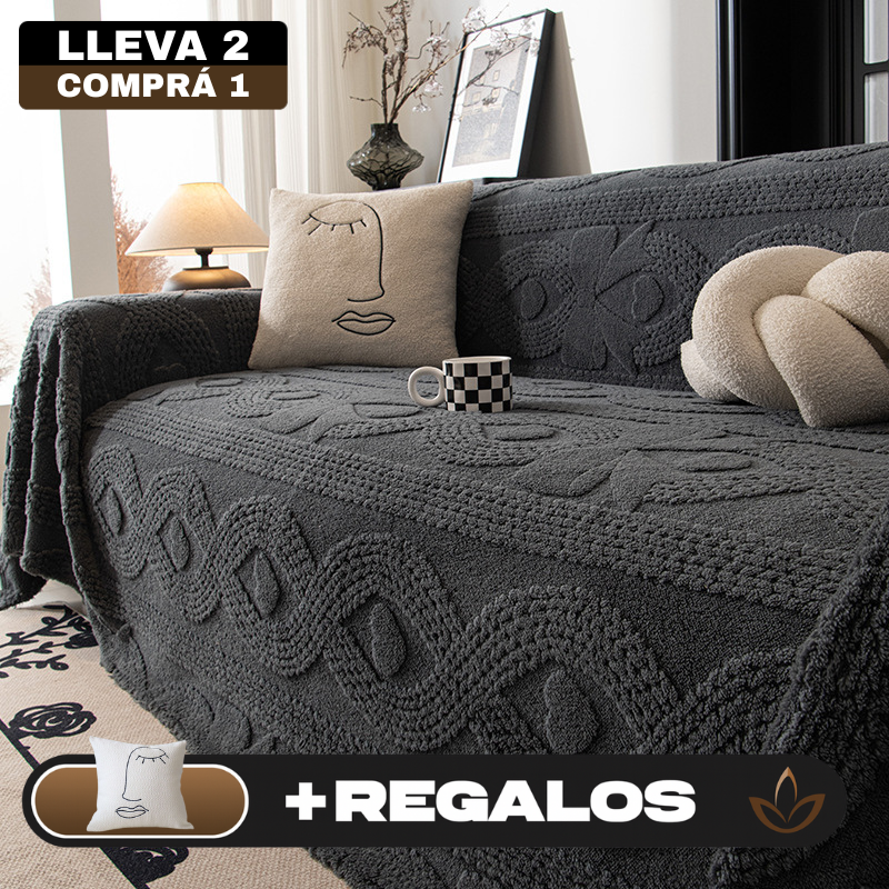 [Llevá 2 Pagá 1] Funda para Sofá Completa en Algodón +2 Regalos: Fundas para Almohadones