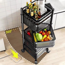 [Llevá 2 Pagá 1] Organizador Vertical con Canastos Metálicos (Organización, Estilo y Movilidad en un Solo Producto!)