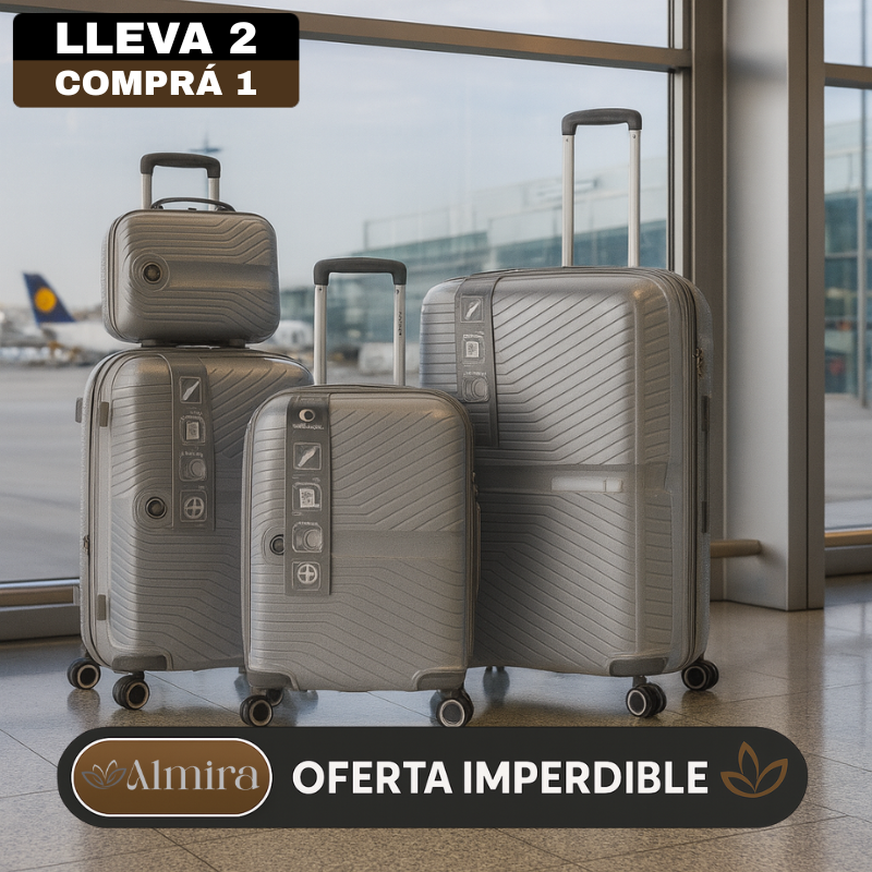 Set De 4 Valijas Rigidas Giro 360 (Perfectas para viajar)